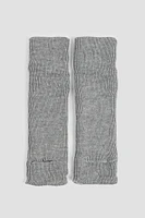 Ardene Stirrup Leg Warmers in Light Grey