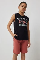 Ardene Napoli Graphic Muscle Tank in | Size | 100% Cotton