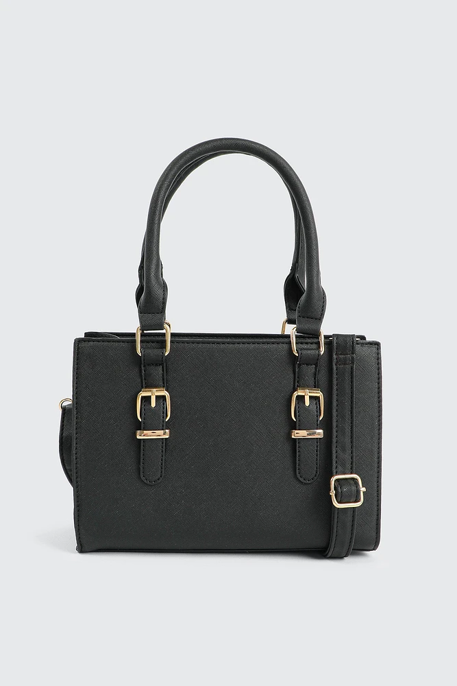 Ardene Small Tote Bag in | Faux Leather/Polyester
