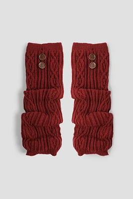 Ardene Leg Warmers with Buttons in | 100% Acrylic