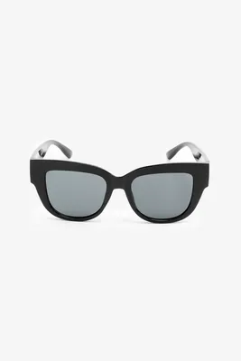 Ardene Oversized Cat Eye Sunglasses in Black