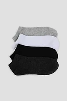 Ardene 4-Pack Solid Ankle Socks | Polyester/Cotton/Elastane