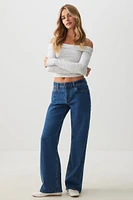 Ardene Mid Rise Straight Jean in | Size | Cotton/Elastane