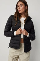 Ardene Lightweight Packable Puffer Jacket in Black | Size | Polyester/Polyamide