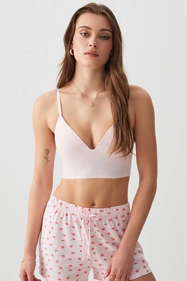 Ardene Invisible Push Up Bralette in Light | Size | Elastane/Polyamide | Microfiber