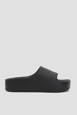 Ardene Platform Slide Sandals in | Size