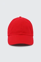 Ardene Solid Cap in Red | 100% Cotton