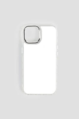 Ardene Mirror iPhone 15 Case in Silver