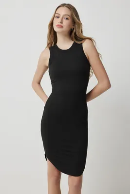 Ardene Mini Bodycon Dress in Black | Size | Polyester/Spandex