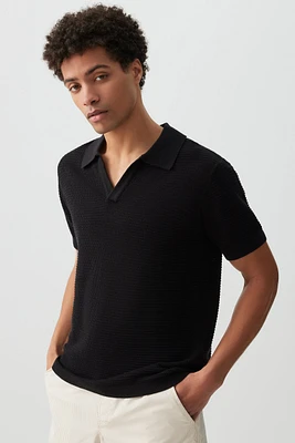 Ardene Man Knitted Polo Shirt For Men in | Size | Cotton