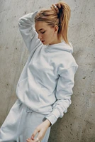 Ardene Classic Hoodie in Frost White | Size | Polyester/Cotton | Fleece-Lined | Eco-Conscious