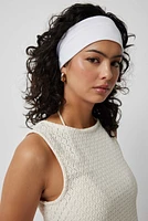 Ardene A.C.W. 2-Pack Headwraps in White | Polyester/Cotton