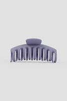 Ardene Large Hair Claw in Lilac | Eco-Conscious