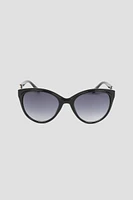 Ardene Cat Eye Sunglasses in Black