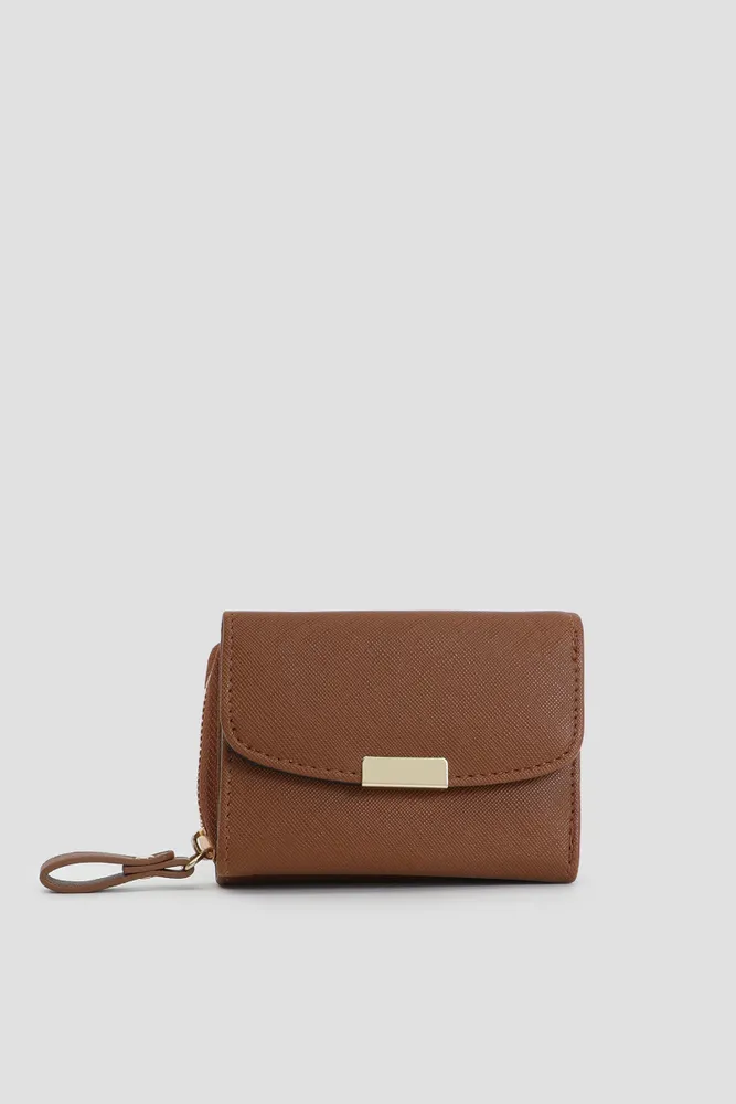 Ardene Small Folded Wallet in | Faux Leather/Polyester