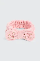 Ardene Rose Spa Headband in Light Pink