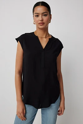 Ardene Basic Dolman Cap Sleeve Tunic in | Size | Rayon