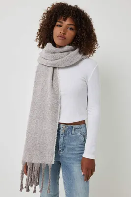 grey scarves for women