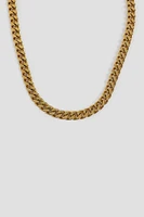 Ardene Man Stainless Steel Chunky Chain Necklace For Men in Gold