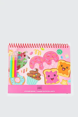 Ardene Kids Coloring Book Set in Light Pink