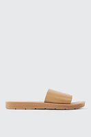 Ardene Faux Leather Flat Sandals in | Size | Eco-Conscious