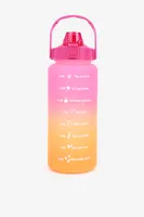 Ardene 2L Gradient Water Bottle in Pink