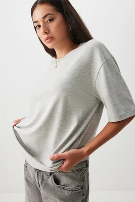 Ardene Basic Oversized T-Shirt in | Size | Cotton/Elastane | Eco-Conscious