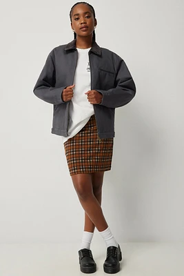 Ardene Mini Pencil Skirt in Brown | Size | Polyester/Spandex/Viscose