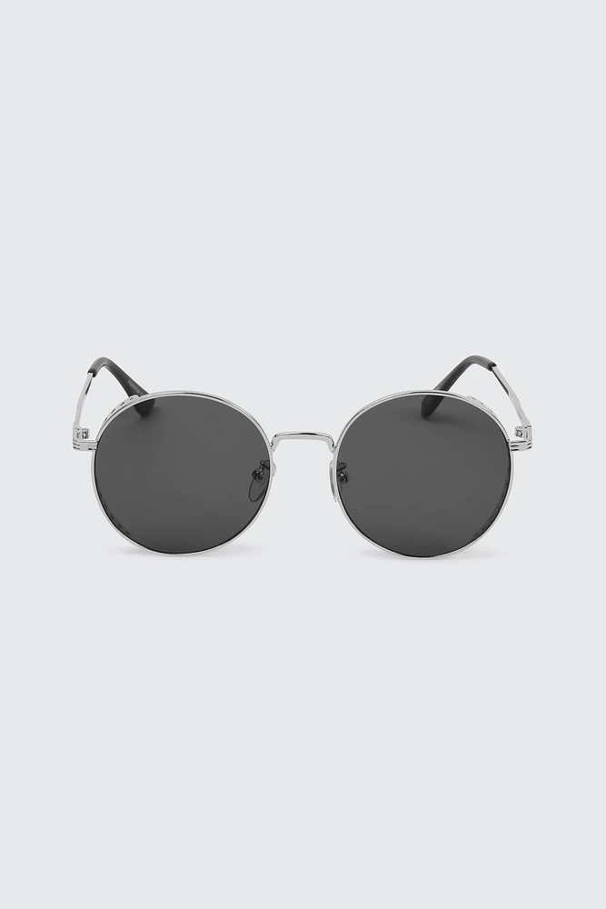 Ardene Silver Round Sunglasses