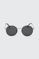 Ardene Silver Round Sunglasses