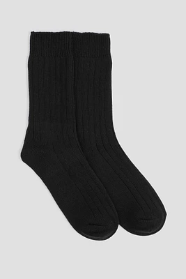 Ardene Man Ribbed Boot Socks For Men in | Polyester/Cotton/Elastane