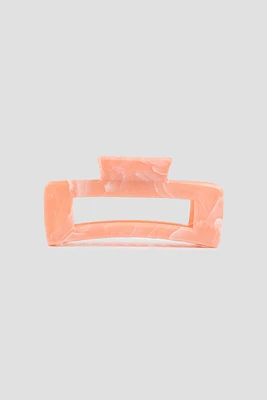 Ardene Marble Hair Claw in Medium Pink