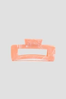 Ardene Marble Hair Claw in Medium Pink