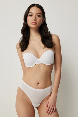 Ardene Invisible Cheeky Panty Panty in | Size | Nylon/Elastane | Microfiber