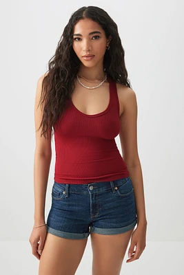 Ardene Basic Super Soft Short Racerback Tank in | Size | Polyester/Elastane | Eco-Conscious