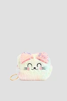 Ardene Kids Plush Cat Coin Purse