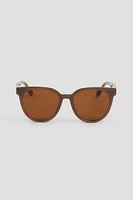 Ardene Round Sunglasses in Brown