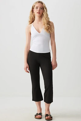 Ardene Kick Flare Leggings in Black | Size | Elastane/Polyamide/Viscose