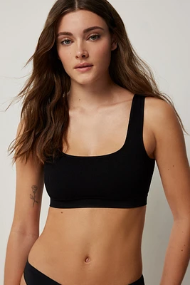 Ardene Seamless Crop Top Bralette in | Size | Nylon/Elastane | Eco-Conscious