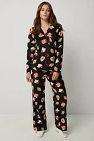 Ardene Classic PJ Set in | Size | Polyester | Eco-Conscious