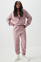 Ardene MADESOFT Fleece Baggy Sweatpants in Lavender Dream | Size | Polyester/Cotton | Eco-Conscious