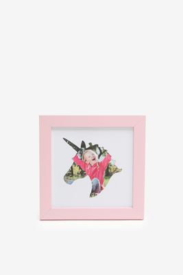 Ardene Unicorn Framed Picture in Pink