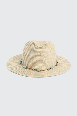 Ardene Cowboy Straw Hat in Beige