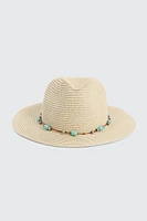 Ardene Cowboy Straw Hat in Beige
