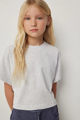 Ardene Kids Dolman T-Shirt in Light | Size | 100% Cotton