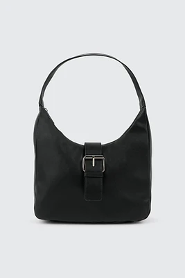 Ardene Shoulder Bag with Buckle in | 100% Recycled Polyester | Eco-Conscious