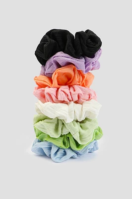 Ardene 8-Pack of Solid Scrunchies