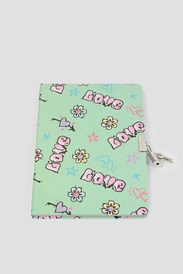 Ardene Kids Love Diary with Lock