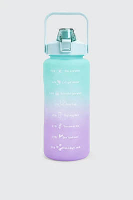 Ardene 2L Gradient Water Bottle in Lilac