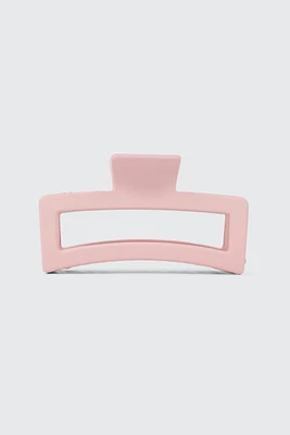 Ardene XL Cutout Hair Claw in Light Pink